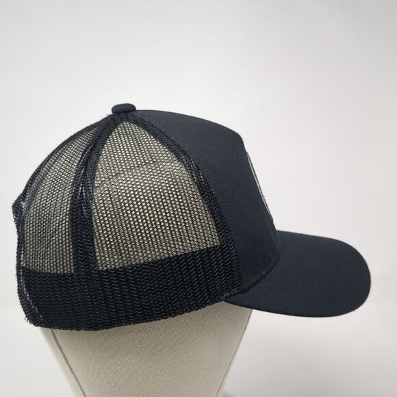 RVCA Present Future Past Snapback Trucker Hat Black OS Adjustable Mesh Back - Picture 5 of 9